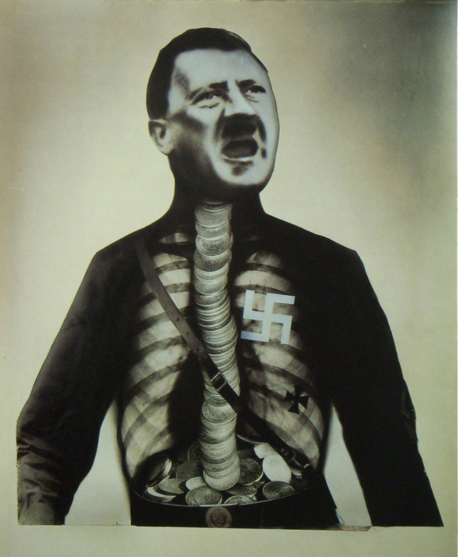 The famous political artist who created famous WW II anti-Nazi art against Adolf Hitler