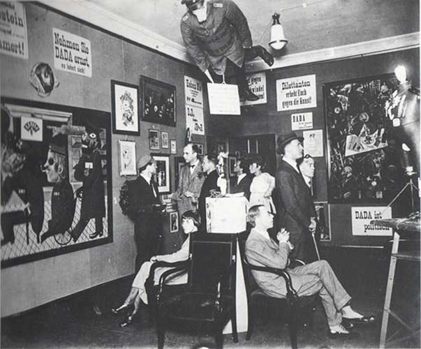 first international dada fair John Heartfield Prussian Archangel at Dada Fair, 1920