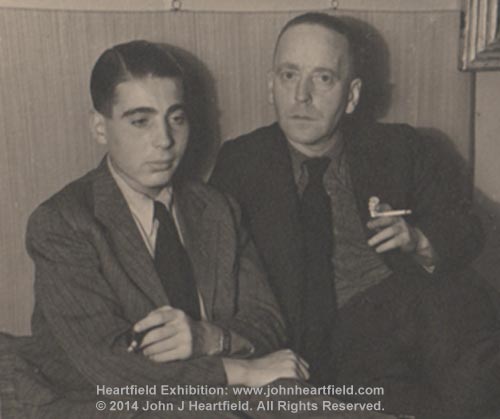 Tom And John Heartfield, Prague, 1937