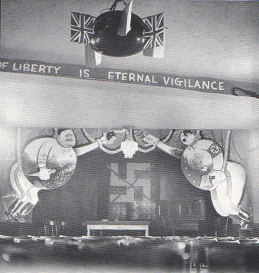 Wieland Herzfelde England with John Heartfield's 1939 Freedom Montage