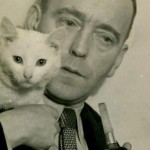 John Heartfield with Pipe and Cat