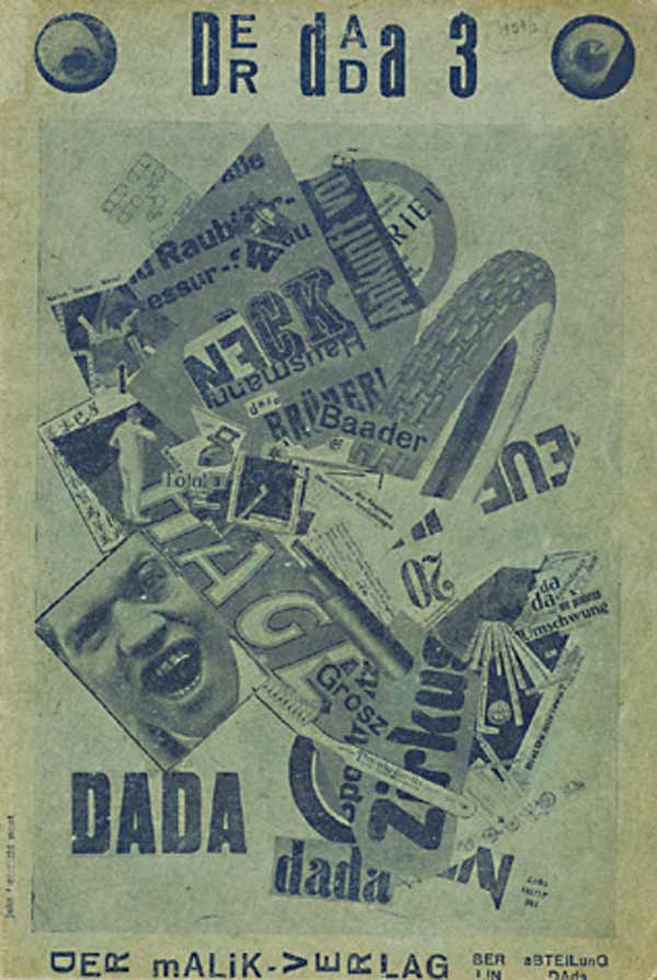 Der Dada 3, John Heartfield Montage, 1920