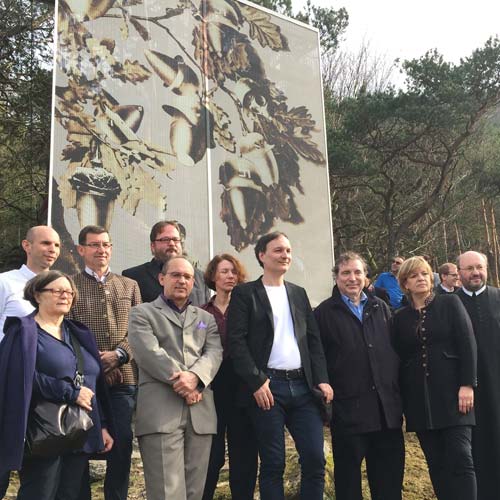 The Unveiling Of The Memorial At The Friedenskreuz (Peace Cross) St. Lorenz